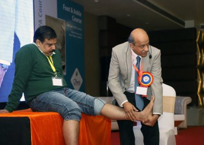 demonstration of foot & ankle clinical exmaination by dr rajiv shah