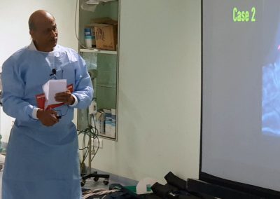 video lecture at cadaver lab